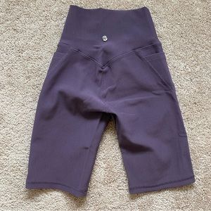 Buffbunny material girl biker shorts (ribbed)